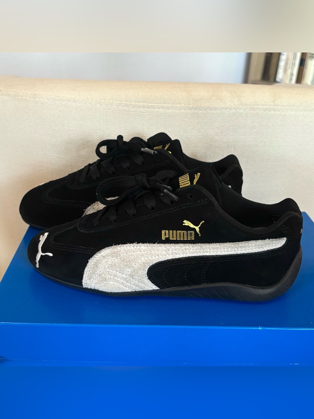 Puma Speedcat OG Black White Size 4 Women’s Size 5.5